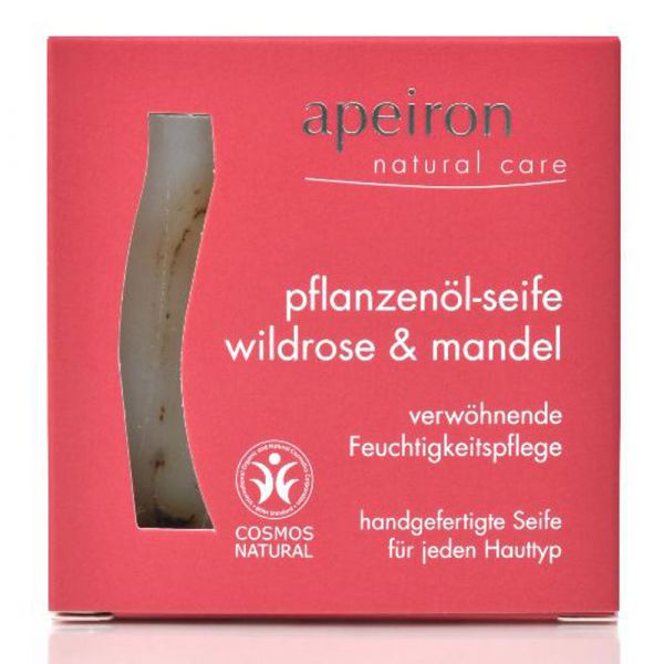 Apeiron Wildrose & Mandel-Pflanzenöl Seife Apeiron Wildrose & Mandel-Pflanzenöl Seife