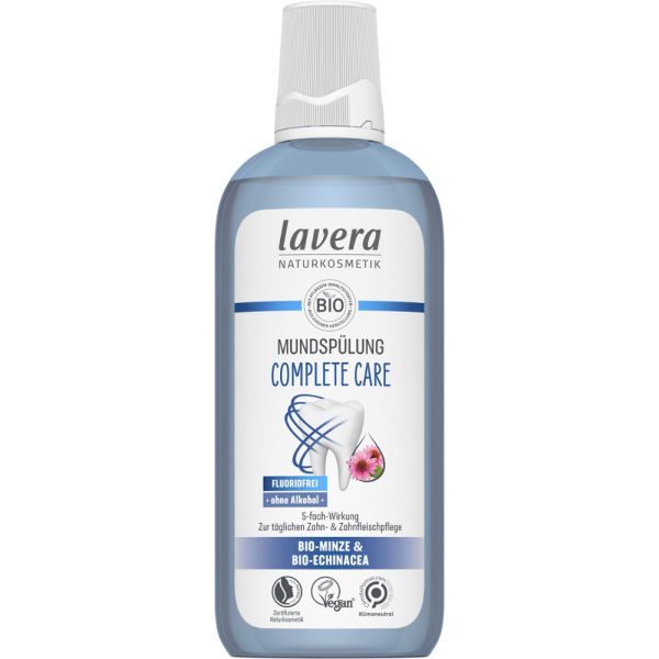 Lavera MUNDSPÜLUNG COMPLETE CARE FLUORIDFREI Bio-Minze & Bio-Echinacea