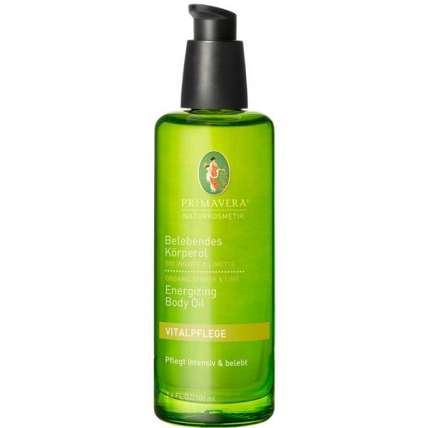 Primavera Belebendes Körperöl Ingwer Limette 100ml