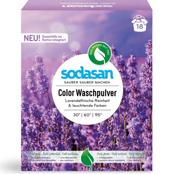 Sodasan Color Waschpulver Lavendel