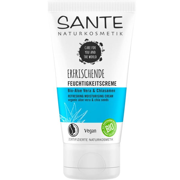Sante Erfrischende Feuchtigkeitscreme Bio-Aloe Vera & Chiasamen Sante Erfrischende Feuchtigkeitscreme Bio-Aloe Vera & Chiasamen