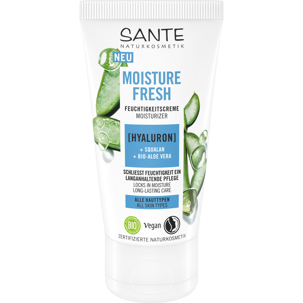 Sante Moisture Fresh Feuchtigkeitscreme Hyaluron, Squalan & Bio-Aloe-Vera |  Bio-Naturel.de
