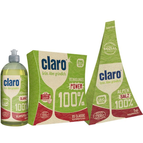 claro Geschirrspülpaket Sparset claro Geschirrspülpaket Sparset