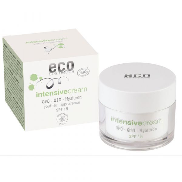 Eco Cosmetics Intensivcreme LSF 15 OPC Q10 und Hyaluron