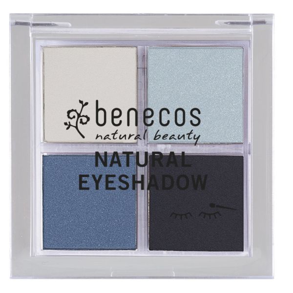 Benecos Quattro Eyeshadow true blue