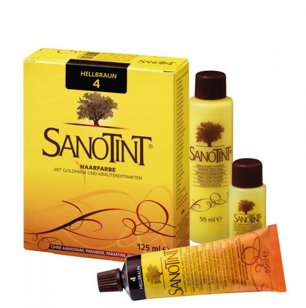 SANOTINT® Haarfarbe Hellbraun Nr. 4 SANOTINT® Haarfarbe Hellbraun Nr. 4