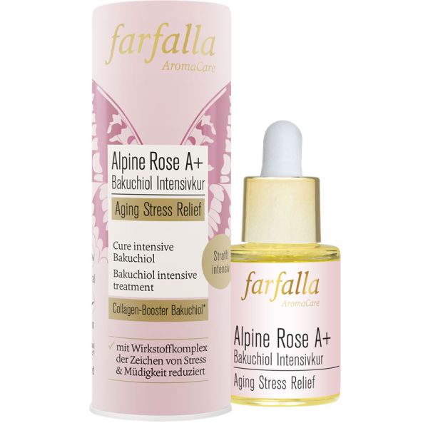 Farfalla Alpine Rose A+ Bakuchiol Intensivkur Aging Stress Relief