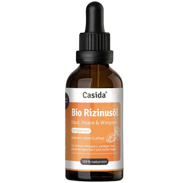 Casida BIO Rizinusöl kaltgepresst Haut - Haare - Wimpern Casida BIO Rizinusöl kaltgepresst Haut - Haare - Wimpern