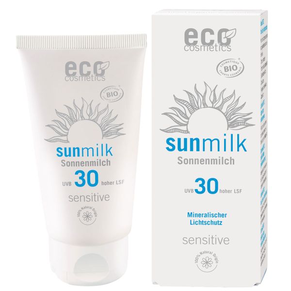 Eco Cosmetics Sonnenmilch LSF 30 sensitive