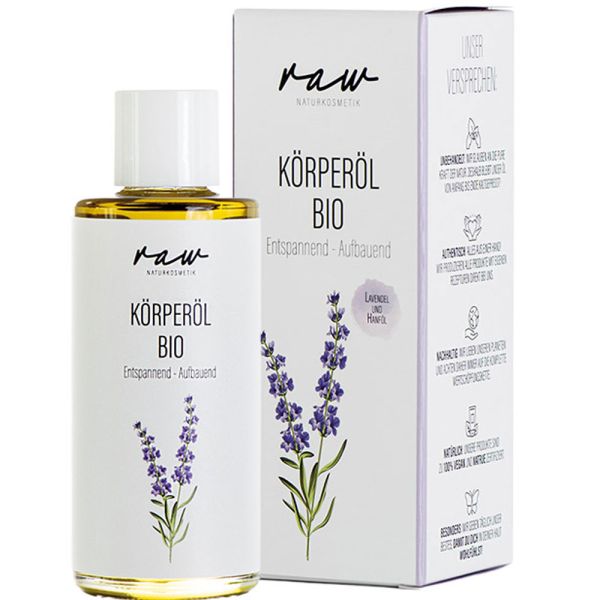raw Naturkosmetik Körperöl Entspannend