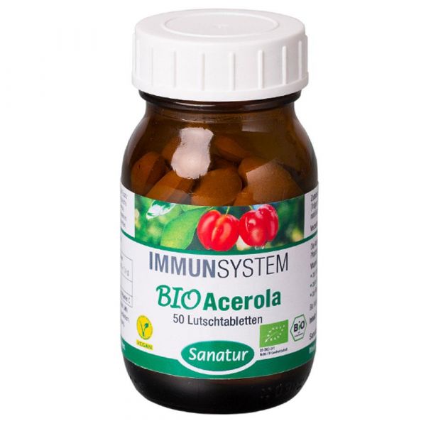 Sanatur Bio Acerola Lutschtabletten 50 Stück
