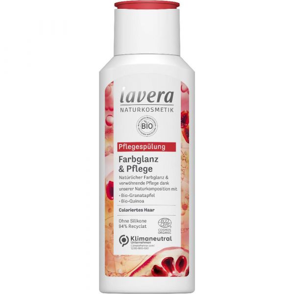 Lavera PFLEGESPÜLUNG FARBGLANZ & PFLEGE Bio-Granatapfel & Bio-Quinoa