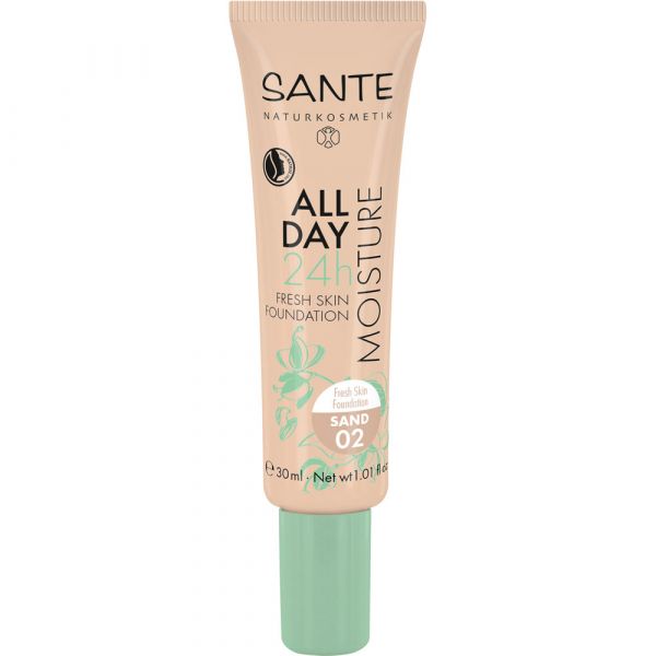 Sante ALL DAY 24h FRESH SKIN FOUNDATION 02 Sand