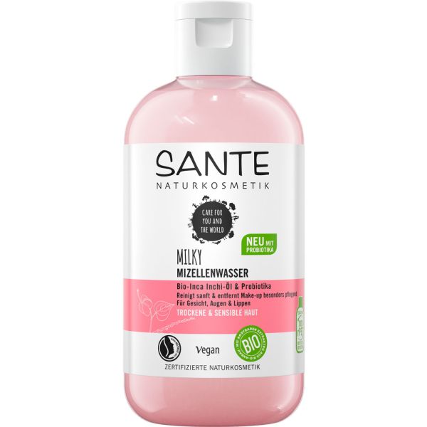 Sante Milky Mizellenwasser Bio-Inca Inchi-Öl & Probiotika