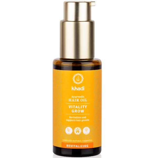 Khadi Ayurvedisches Haaröl Vitality Grow Khadi Ayurvedisches Haaröl Vitality Grow