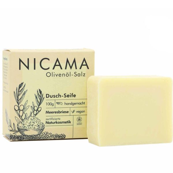NICAMA Seife Olivenöl-Salz