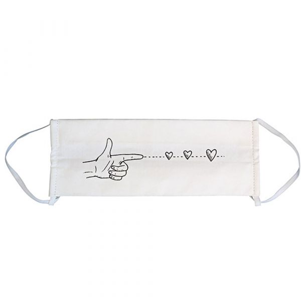 Recolution Face Mask Plissee weiß Spreadl
