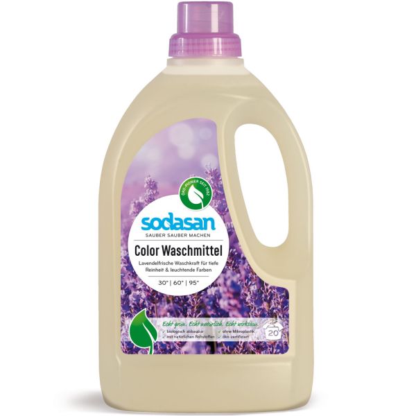 Sodasan Color Waschmittel Lavendel 1,5 Liter