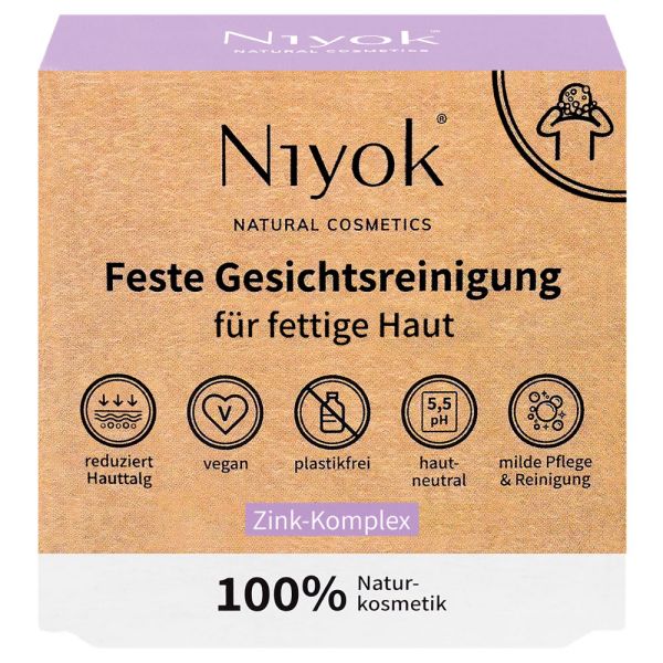 Niyok Feste Gesichtsreinigung Zink-Komplex