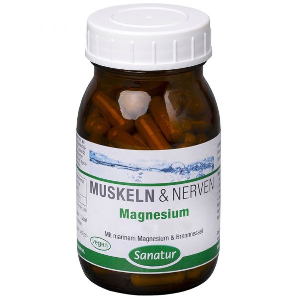 Santaur Magnesium Kapseln 100% natürliches Magnesium