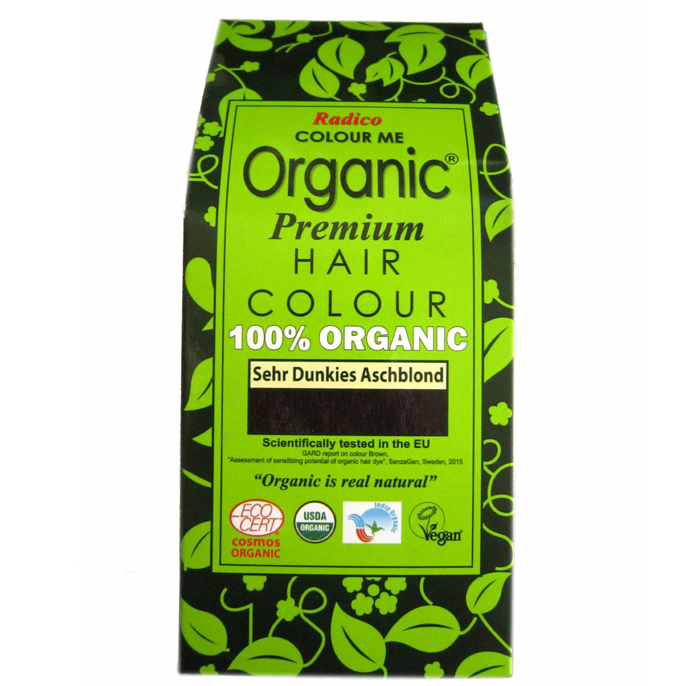 Radico Coloration Organique Blond Cendré Très Foncé 100 g - Radico