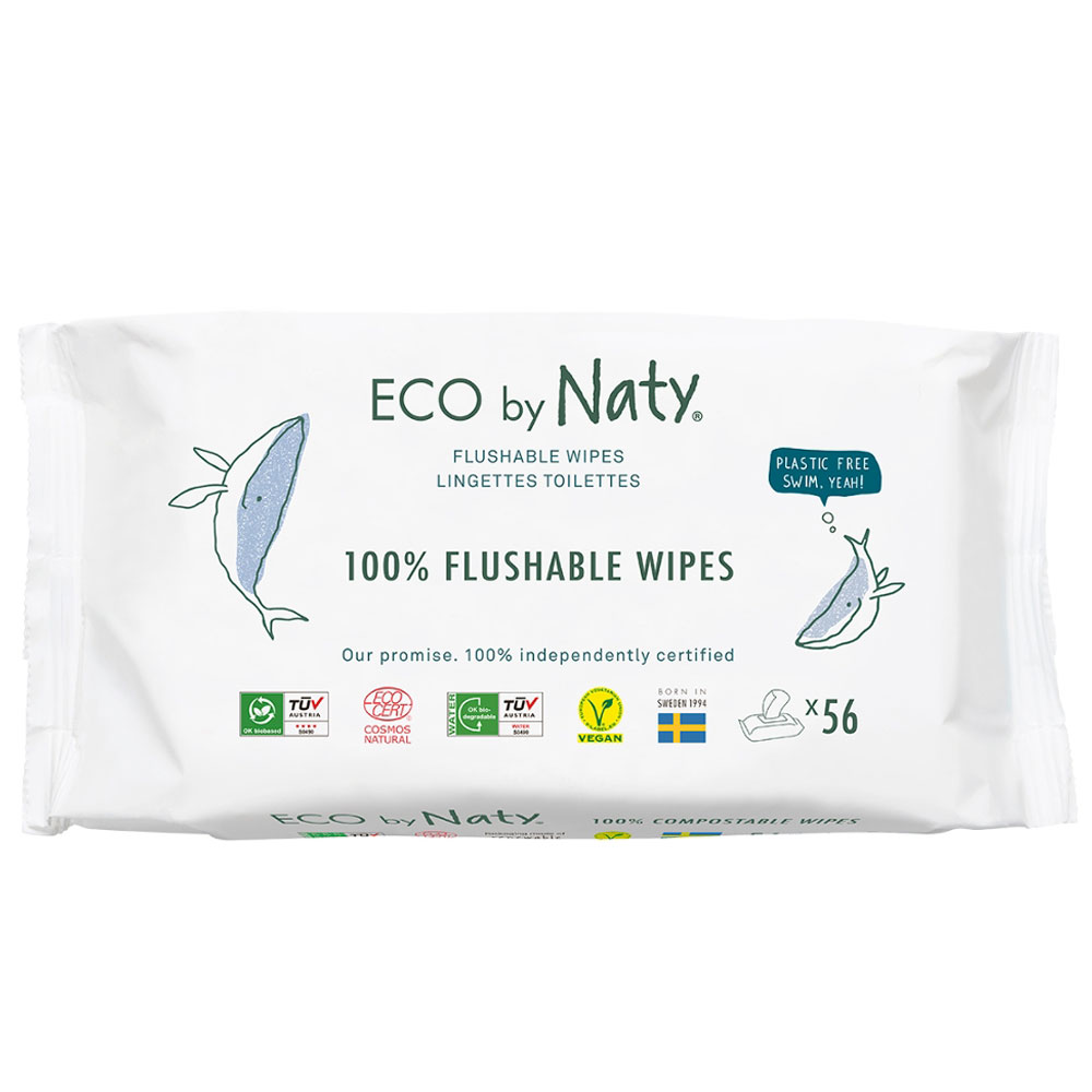 Naty Lingettes humides à rincer vers le bas 56 Stk. - Hygiène