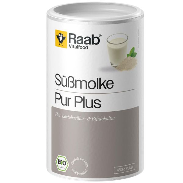 Raab Vitalfood Naturmolke mit LB Pulver bio