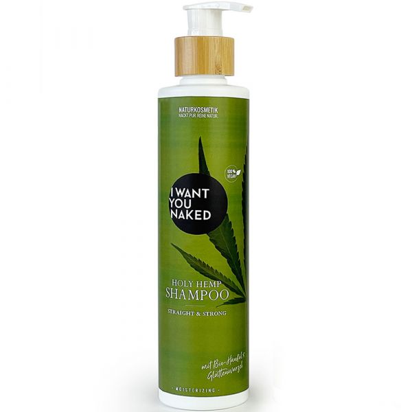 I Want You Naked Intensiv pflegendes Shampoo mit Bio-Hanfsamenöl 250ml I Want You Naked Intensiv pflegendes Shampoo mit Bio-Hanfsamenöl 250ml