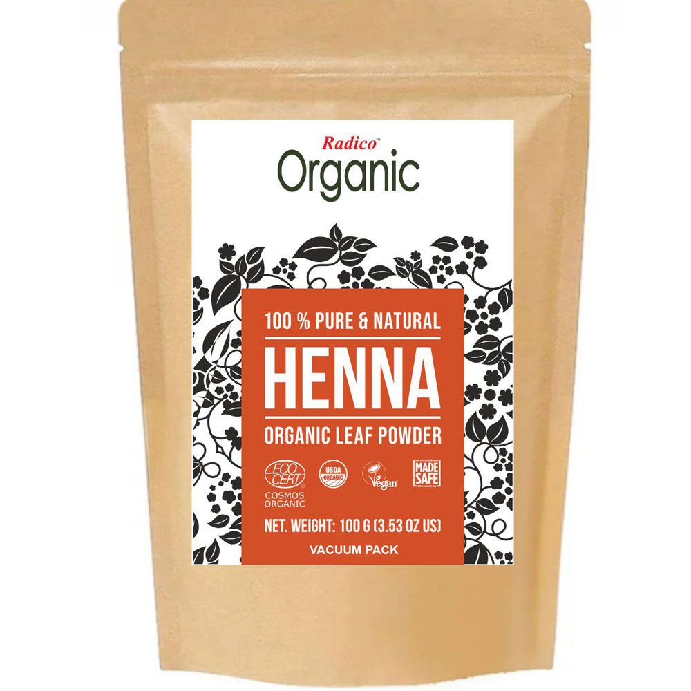 Radico Teinture organique pour cheveux au henné 100 g - Radico