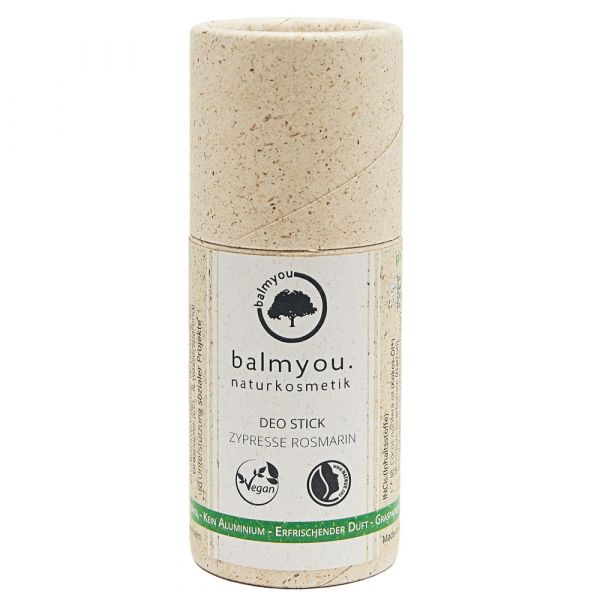 balmyou Deo Stick Stick Zypresse Rosmarin in Graspapier