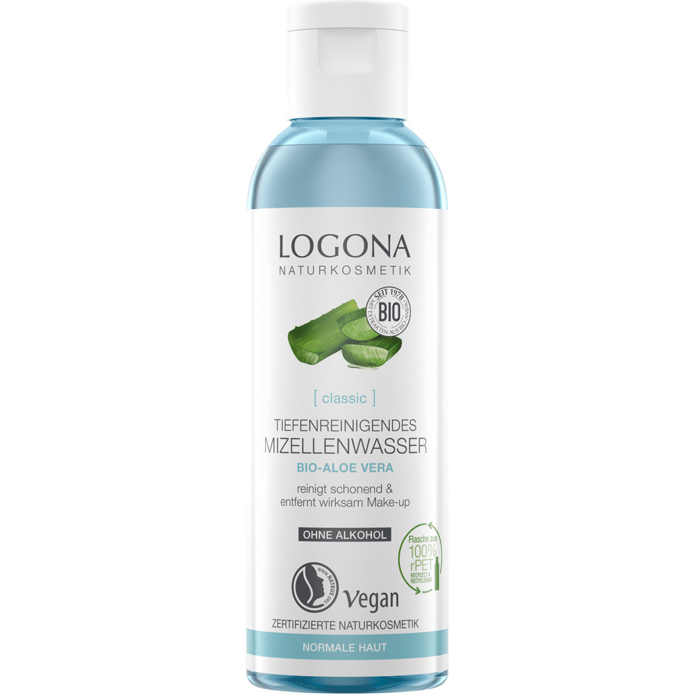 Logona Eau micellaire nettoyante en profondeur Bio-Aloe Vera