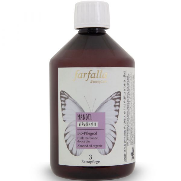 Farfalla Mandel Bio-Pflegeöl 500ml