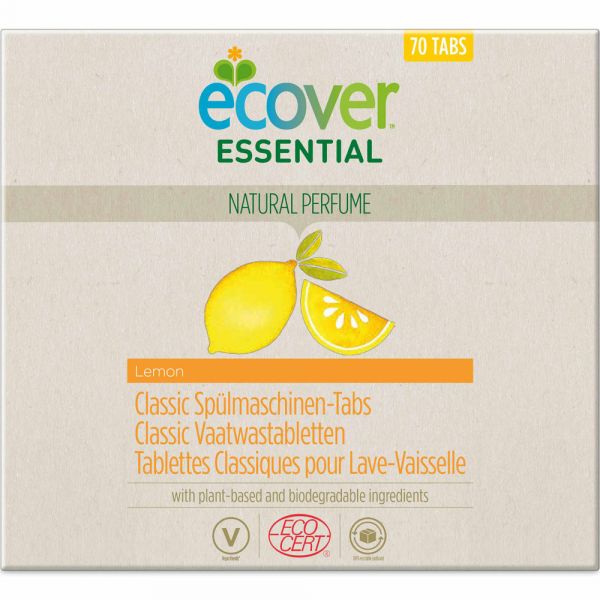 Ecover Essential Classic Spülmaschinen Tabs Zitrone 70 Stück
