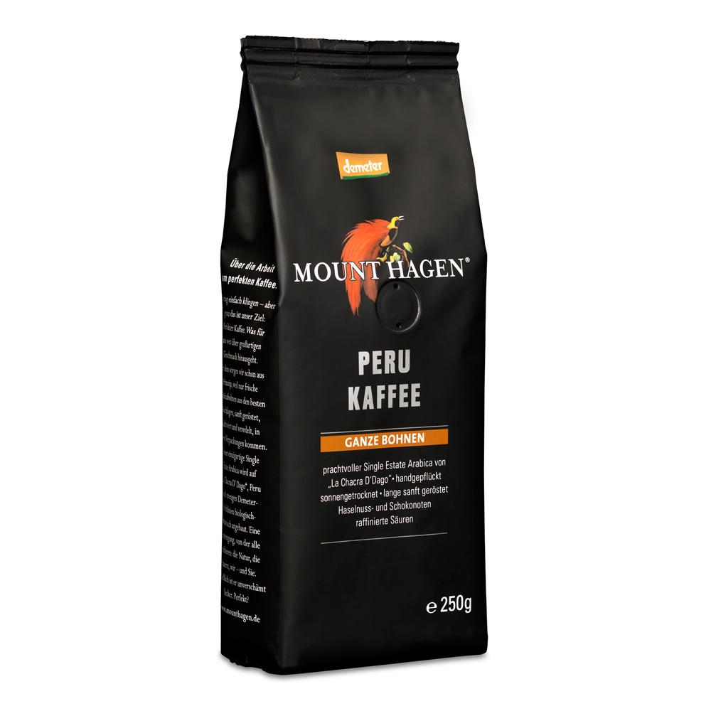 Mount Hagen Café Pérou Grains entiers 250 g - Alimentation