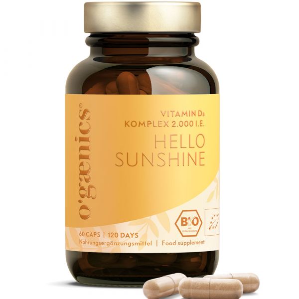Ogaenics HELLO SUNSHINE Vitamin D3 Komplex 2.000 I.E.