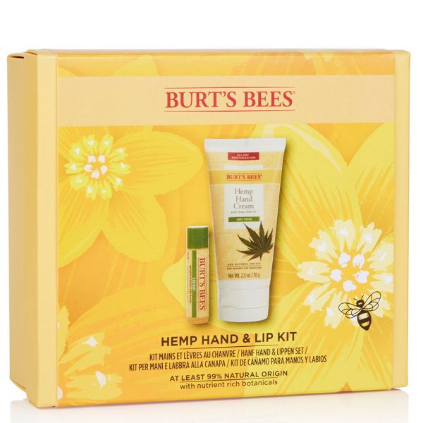 Burts Bees Hemp Hand & Lip Kit