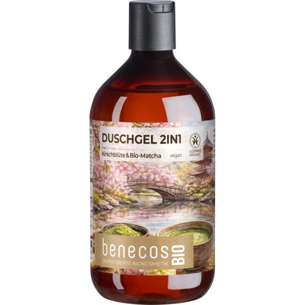 Benecos LE Duschgel Kirschblüte & Matcha
