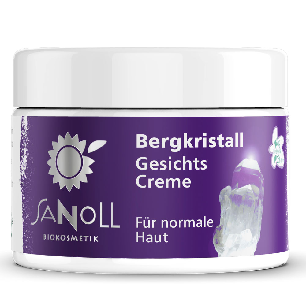 Sanoll Crème pour le visage au cristal de roche 30 ml - Soins de jour