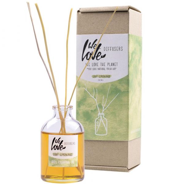 We Love The Planet Diffuser Light Lemongrass 50ml