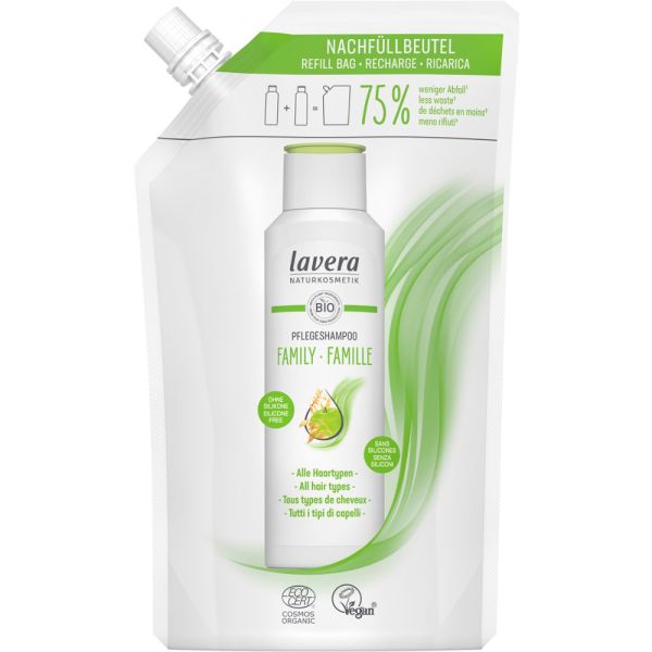 Lavera Pflegeshampoo Family 500ml Refill