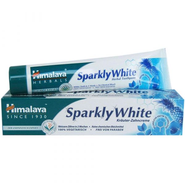 Himalaya Herbals SPARKLY WHITE herbal toothpaste Kräuterzahncreme