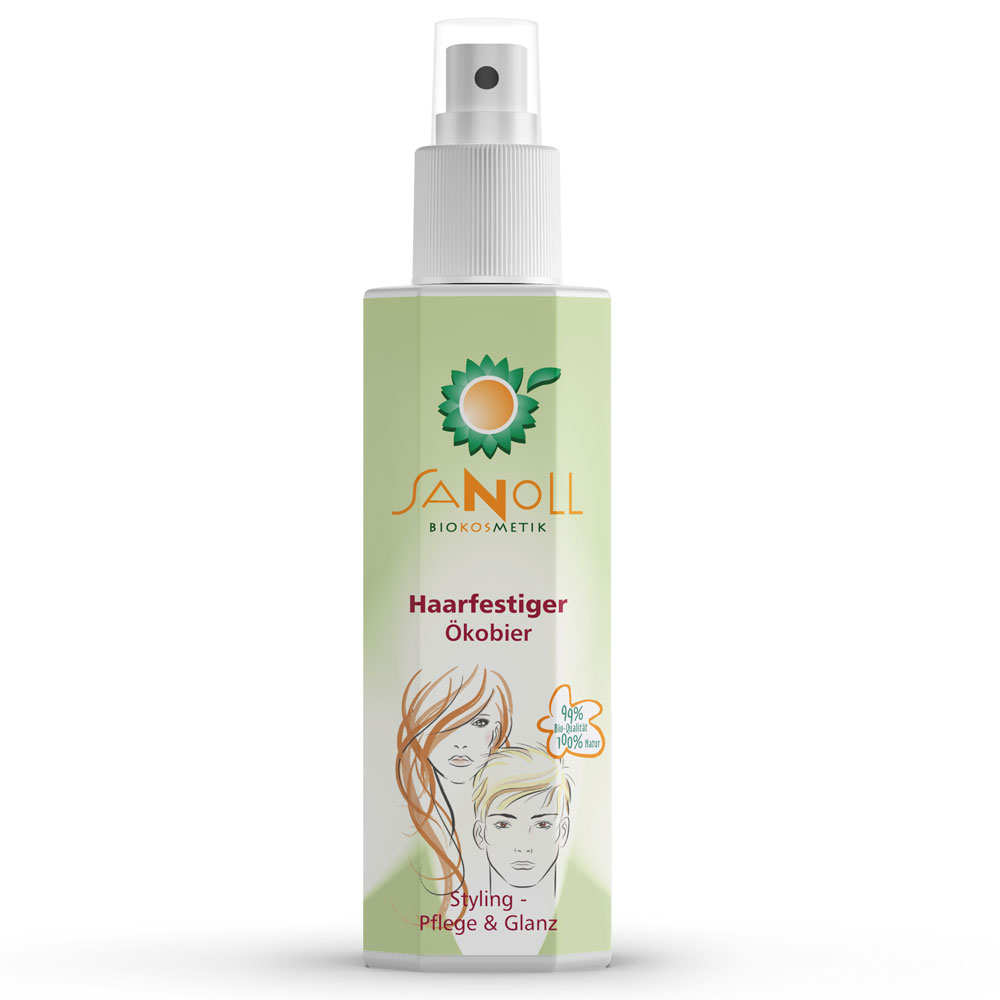 Sanoll Fixateur pour cheveux Bière écologique 150ml 150 ml - Fixateur de cheveux