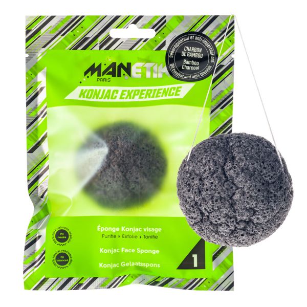 Manetik Konjac Gesichtsschwamm Bamboo Charcoal