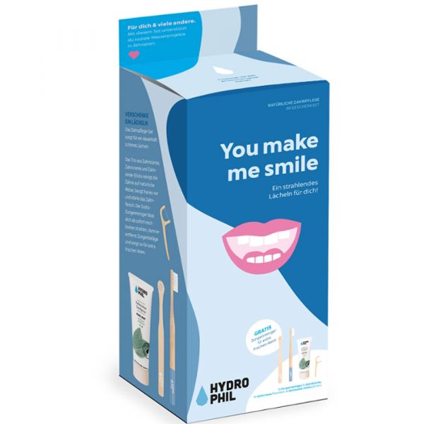 Hydrophil Nachhaltiges Zahnpflege-Set Your make me smile