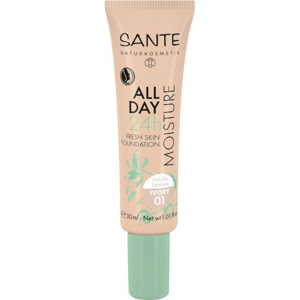 Sante ALL DAY 24h FRESH SKIN FOUNDATION 01 Ivory