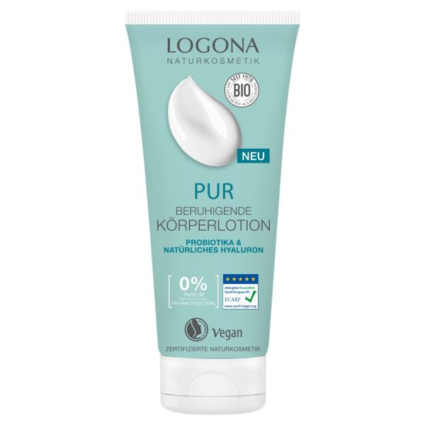 Logona PUR Beruhigende Körperlotion Probiotika & natürliches Hyaluron Logona PUR Beruhigende Körperlotion Probiotika & natürliches Hyaluron