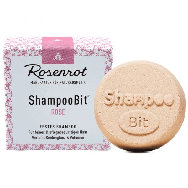 Rosenrot festes Shampoo Rose