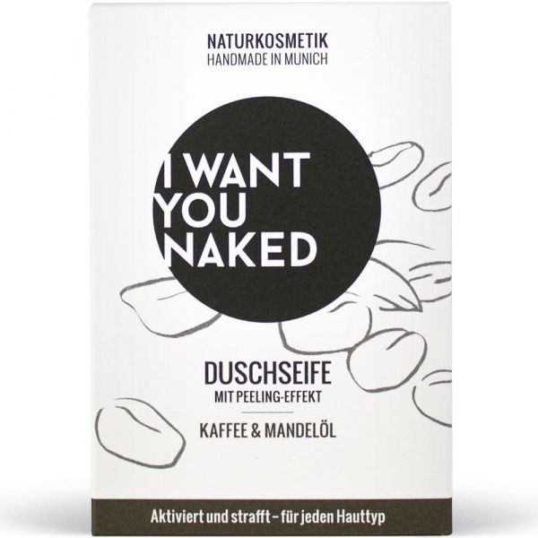 I Want You Naked Duschseife Kaffee & Mandelöl