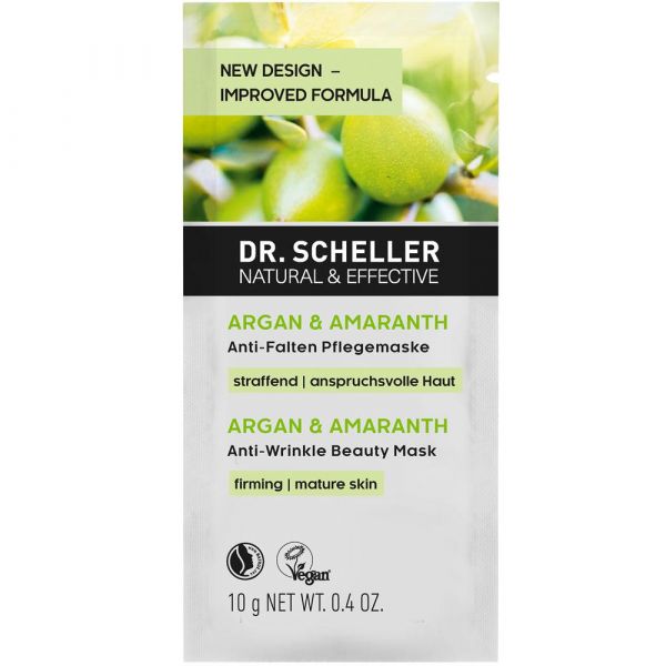 Dr. Scheller ARGAN & AMARANTH Anti-Falten Pflegemaske