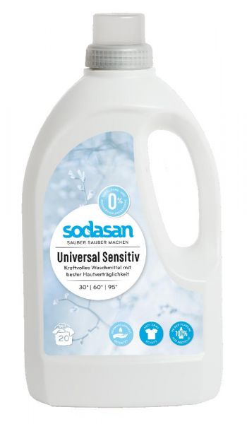 Sodasan Universal Waschmittel Sensitive 1,5 Liter Sodasan Universal Waschmittel Sensitive 1,5 Liter